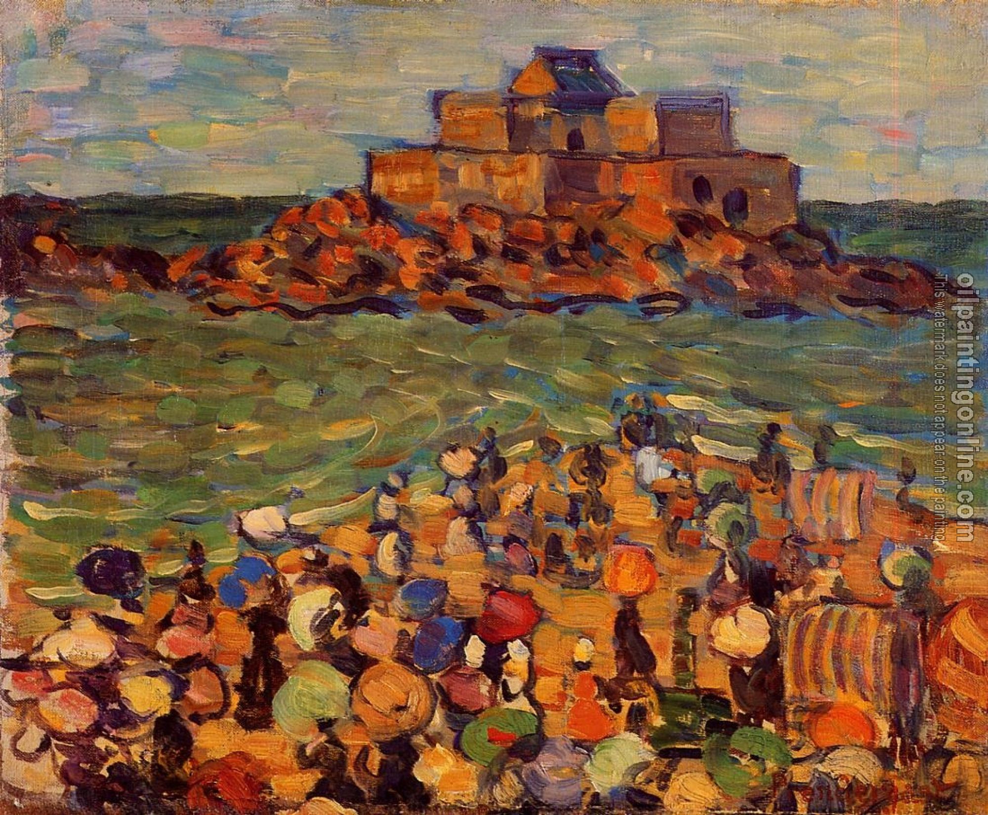 Prendergast, Maurice Brazil - Chateaubriand's Tomb, St Malo